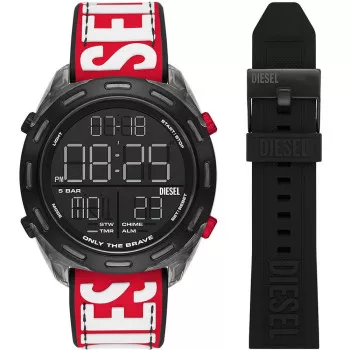 Diesel® Digital 'Crusher' Men's Watch DZ2164SET