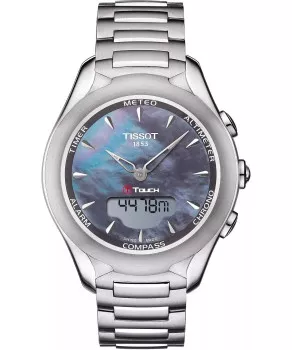 Tissot® Analoog En Digitaal 'T-touch solar' Dames Horloge T0752201110101