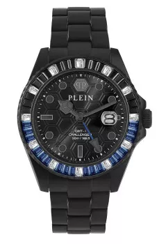 Philipp Plein® Analogique 'Gmt-i Challenger Baguettes' Hommes Montre PWPZA0324