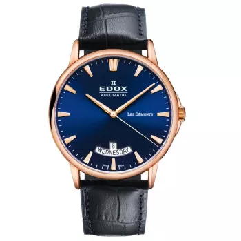 Edox® Analoog 'Les bémonts' Heren Horloge 83015 37R BUIR