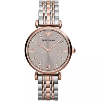 Emporio Armani® Analoog 'Gianni t-bar' Dames Horloge AR1840