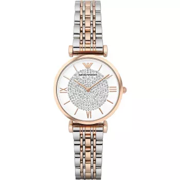 Emporio Armani® Analoog 'Gianni t-bar' Dames Horloge AR1926