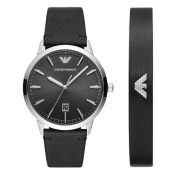 Emporio Armani® Analogique 'Ruggero' Hommes Montre AR80064SET