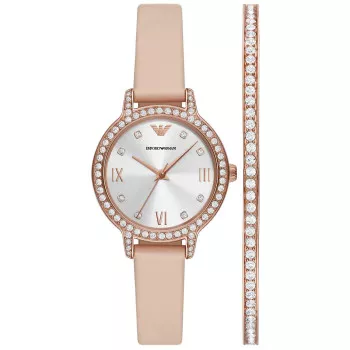 Emporio Armani® Analoog 'Cleo' Dames Horloge AR80069SET