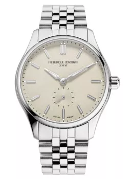 Frederique Constant® Analoog 'Classics index small seconds' Heren Horloge FC-530CR3B6B