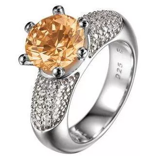 Esprit® Dames Zilver 925 925 Ring (sieraad) - Zilverkleurig ELRG91622D180