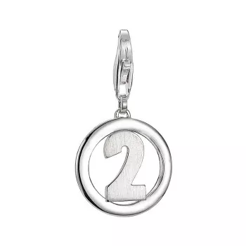 Esprit® 'Two' Women's Sterling Silver Charm - Silver ESCH91006A000