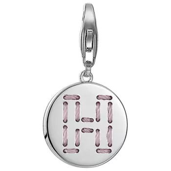 Esprit® 'Letter Fabric H' Damen Sterling Silber Charm - Silber ESCH91130A000