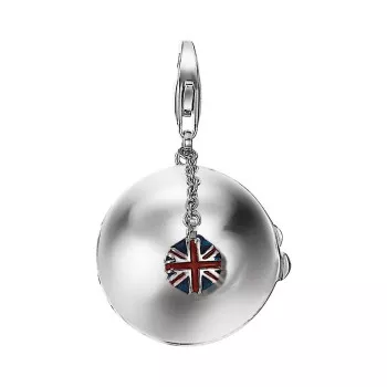 Esprit® 'Secret Great Britain' Damen Sterling Silber Charm - Silber ESCH91171A000