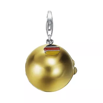 Esprit® 'Secret Germany' Damen Sterling Silber Charm - Silber/Gold ESCH91202A000
