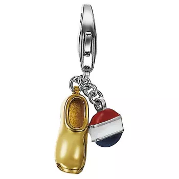 Esprit® 'Clog' Damen Sterling Silber Charm - Silber/Gold ESCH91219A000