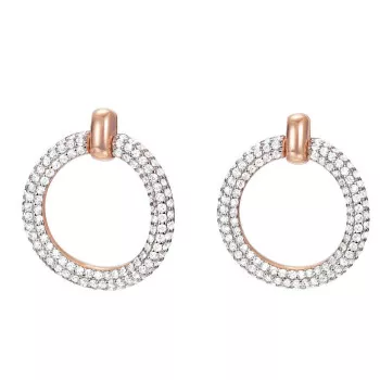 Esprit® 'Peribess' Dames Messing Oorhangers - Rosékleurig ESER02690C000