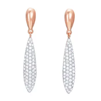 Esprit® 'Iraya' Dames Messing Oorhangers - Rosékleurig ESER03041C000