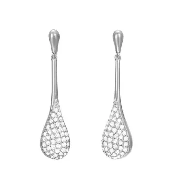 Esprit® Damen Messing Ohrhänger - Silber ESER03072A000