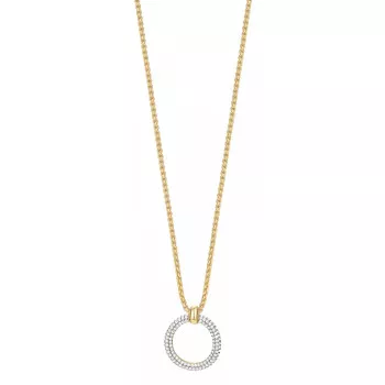 Esprit® 'Peribess' Damen Messing Halskette mit Anhänger - Gold ESNL03009B420