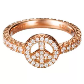 Esprit® 'Brilliance peace' Dames Zilver 925 925 Ring (sieraad) ESRG91768C180