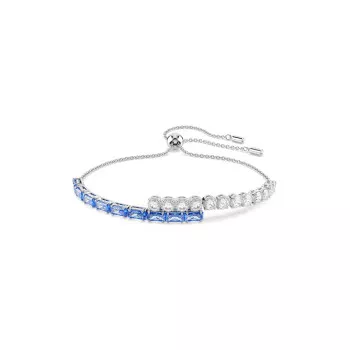 Swarovski® 'Matrix' Women's Base Metal Bracelet - Silver 5732266