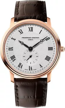 Frederique Constant® Analogique 'Slimline' Hommes Montre FC-235M4S4