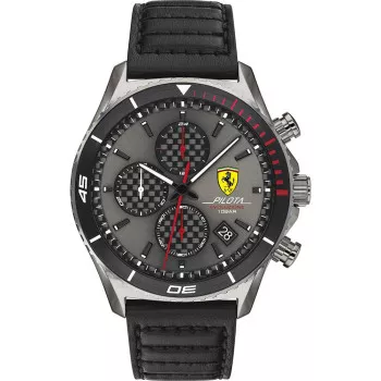 Ferrari® Chronograph 'Pilota Evo' Men's Watch 0830773