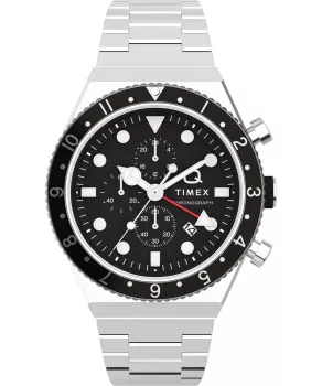 Timex® Chronograaf 'Q gmt chrono' Heren Horloge TW2V69800