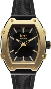 Ice Watch® Analoog 'Ice boliday - black gold' Dames Horloge (Small) 023319