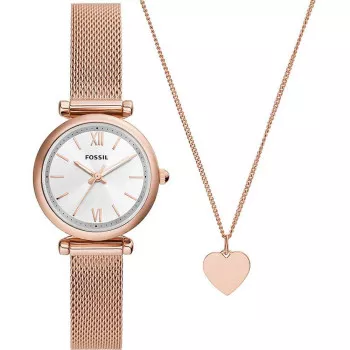Fossil® Analog 'Carlie' Damen Uhr ES5314SET