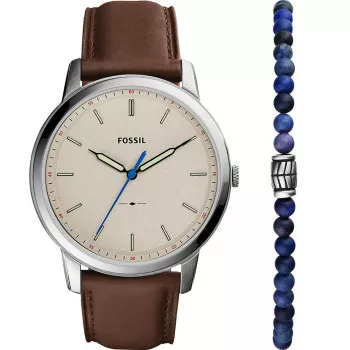 Fossil® Analogue 'The Minimalist 3h' Men's Watch FS5966SET