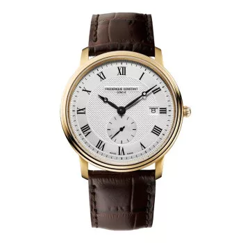 Frederique Constant® Analog 'Slimline' Herren Uhr FC-245M4S5