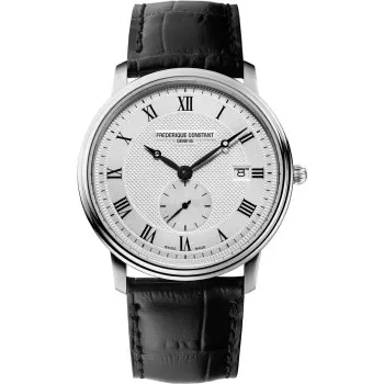 Frederique Constant® Analog 'Slimline' Herren Uhr FC-245M5S6