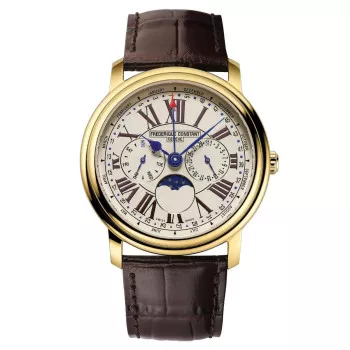 Frederique Constant® Multi Dial 'Business Timer' Men's Watch FC-270EM4P5