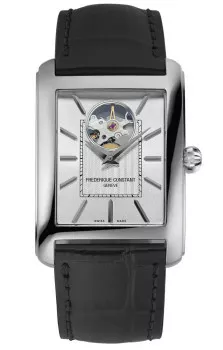 Frederique Constant® Analoog 'Carree heart beat' Heren Horloge FC-311S4C6