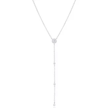 Gena.paris® 'The one' Dames Zilver 925 925 Collier - Zilverkleurig GC1597-W