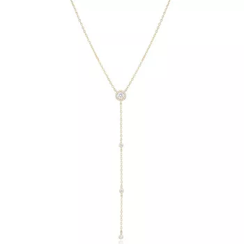 Gena.paris® 'The One' Femmes Argent Collier - Or GC1597-Y