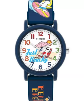 Timex® Analoog 'Peanuts weekender color rush' Kind Horloge TW2V78600