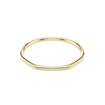 Swarovski® 'Dextera Octagon' Damen Verchromtem Metall Armbänd - Gold 5724582
