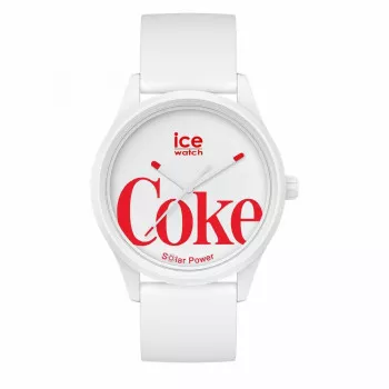 Ice Watch® Analogique 'Coca Cola×ice-watch - White' Mixte Montre (Moyen) 018513