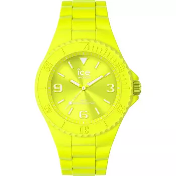 Ice Watch® Analogue 'Ice Generation - Flashy Yellow' Unisex's Watch (Medium) 019161