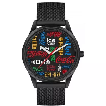 Ice Watch® Analog 'Coca Cola×ice-watch - Team - Black' Herren Uhr (Medium) 019618