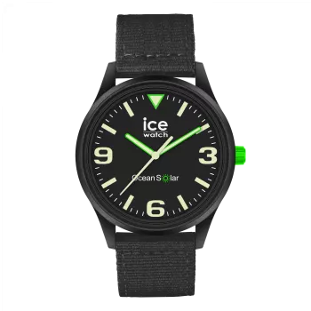 Ice Watch® Analoog 'Ice ocean - black' Unisex Horloge (Medium) 019647