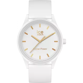 Ice Watch® Analog 'Ice Solar Power - White Gold' Damen Uhr (Medium) 020301