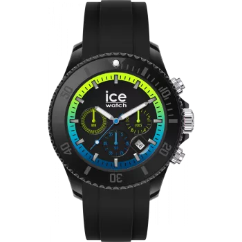 Ice Watch® Chronograph 'Ice Chrono - Black Lime' Men's Watch (Extra Large) 020616