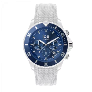 Ice Watch® Chronograph 'Ice Chrono - White Blue' Herren Uhr (Large) 020624
