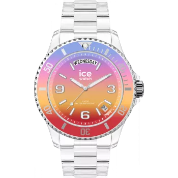 Ice Watch® Analogue 'Ice Clear Sunset - Energy' Unisex's Watch (Medium) 021436
