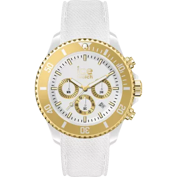Ice Watch® Chronograph 'Ice Chrono - White Gold' Unisex's Watch 021595