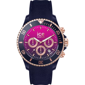 Ice Watch® Chronograph 'Ice Chrono - Dark Blue Pink' Men's Watch (Medium) 021642