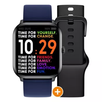 Ice Watch® Digital 'Ice Smart - Ice 1.0 - Black - 2 Bands - Navy - Black' Unisex's Watch 022438