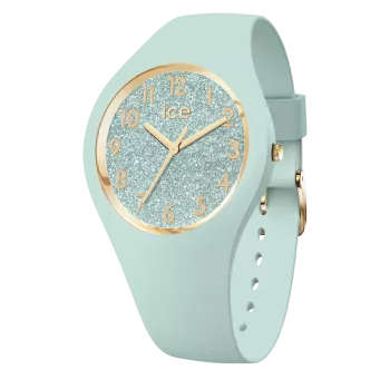 Ice Watch® Analogue 'Ice Glitter - Quiet Tide' Girls's Watch (Small) 022571