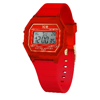 Ice Watch® Digital 'Ice Digit Retro - Red Passion - Clear' Child's Watch (Small) 022885