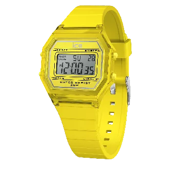 Ice Watch® Digitaal 'Ice digit retro - electric yellow - clear' Kind Horloge (Small) 022891