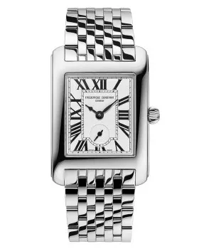Frederique Constant® Analoog 'Carrée small seconds' Dames Horloge FC-235S2C6B